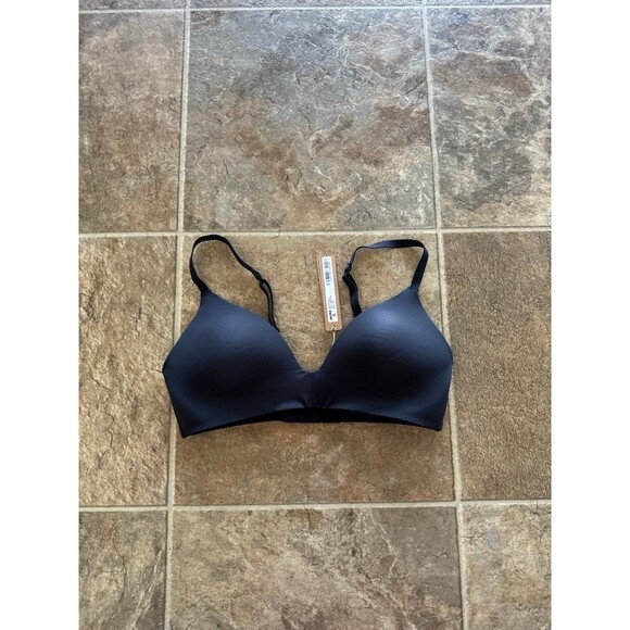 Skims Wireless Form Lightly Lined Bra Size 32A Onyx - Picture 1 of 6